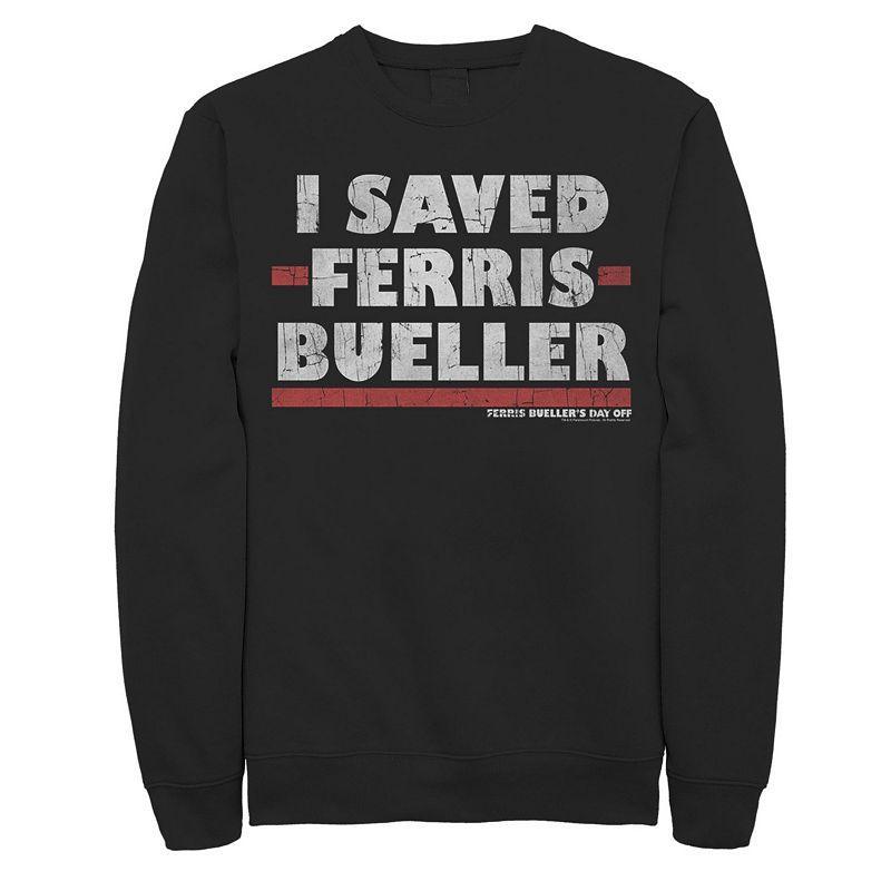 Mens I Saved Ferris Bueller Sweatshirt Grey Heather Product Image