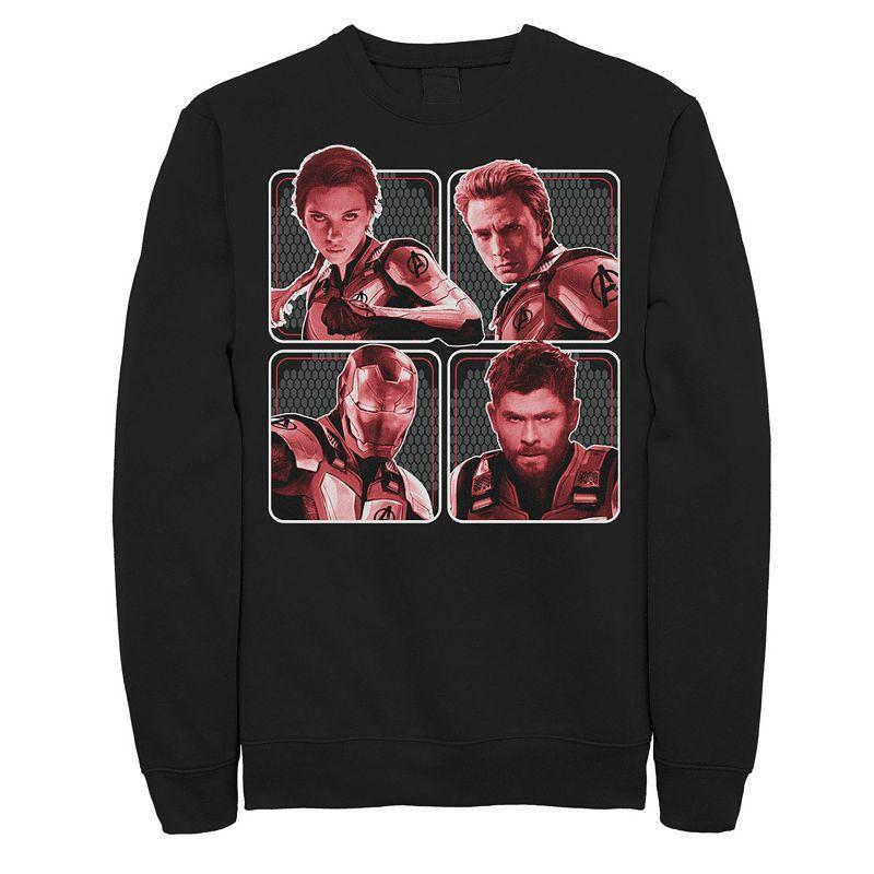 Mens Marvel Avengers Red Hue Portrait Panel Sweatshirt Product Image