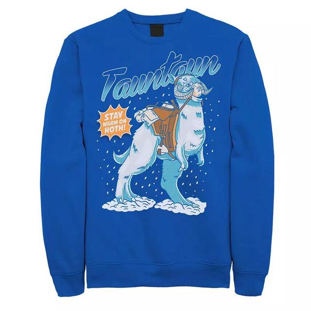 Mens Star Wars Tauntaun Stay Warm On Hoth Comic Portrait Sweatshirt Product Image