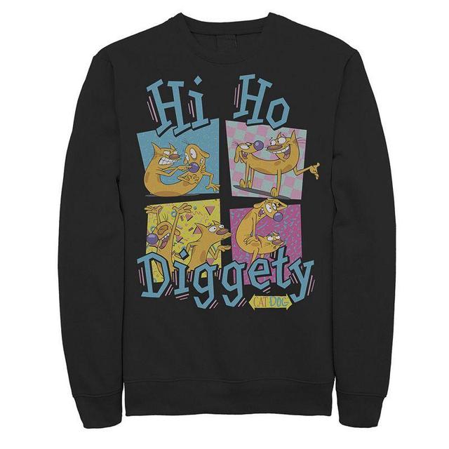 Mens Catdog Hi Ho Diggetty Grid Sweatshirt Product Image