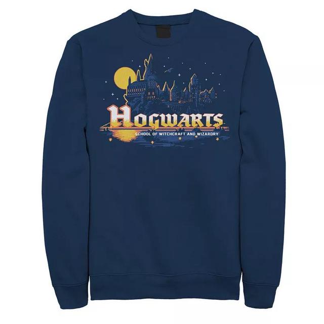 Mens Harry Potter Hogwarts Moon Portrait Sweatshirt Blue Product Image