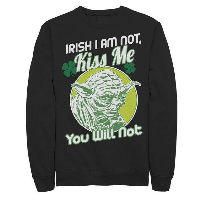 Mens Star Wars Yoda Good St Patricks Day Sweatshirt Product Image