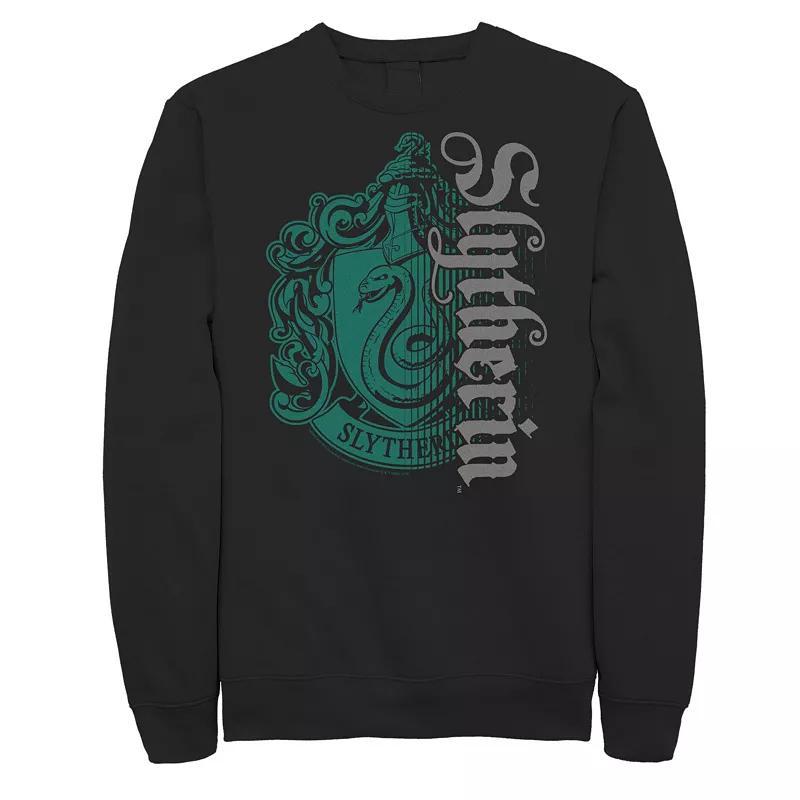 Big & Tall Harry Potter Slytherin Dark Badge Logo Sweatshirt, Mens, Size: 3XL, Black Product Image