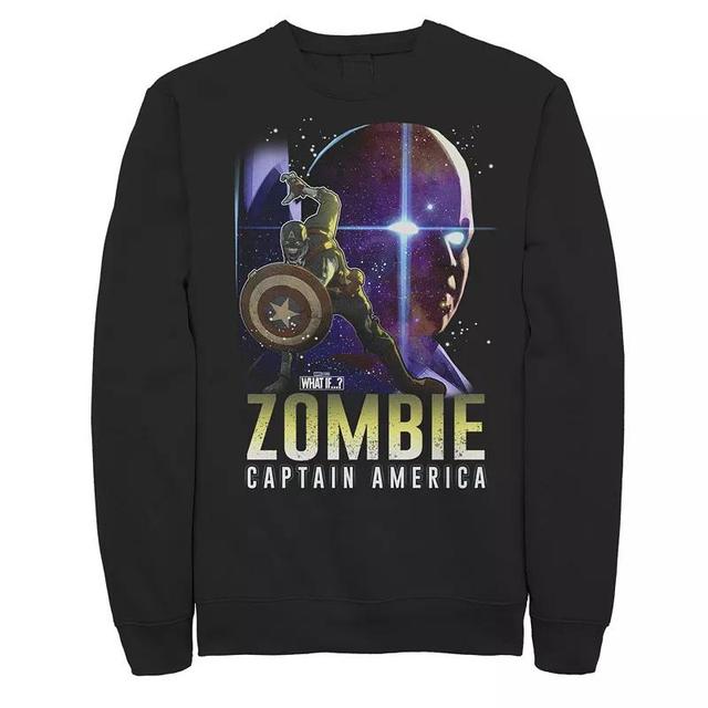 Mens Disney Aladdin Jafar Lightening Poster Logo Sweatshirt Product Image