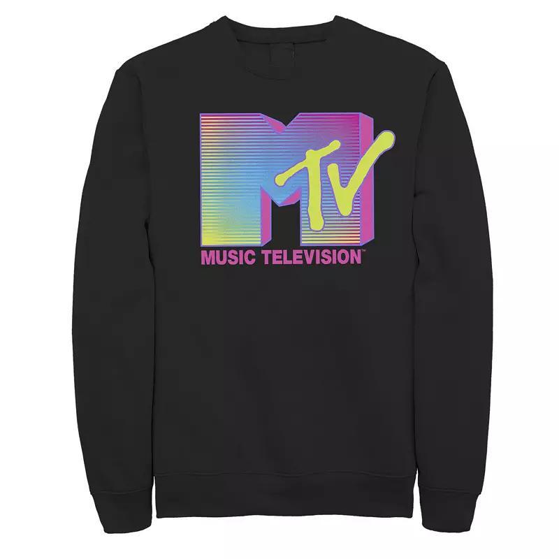 Mens Mtv Fluroscent Logo Sweatshirt Product Image