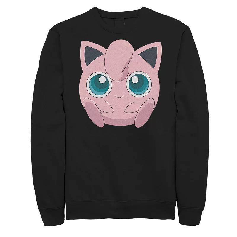 Big & Tall Pokemon Jigglypuff Big FaceSweatshirt, Mens Product Image