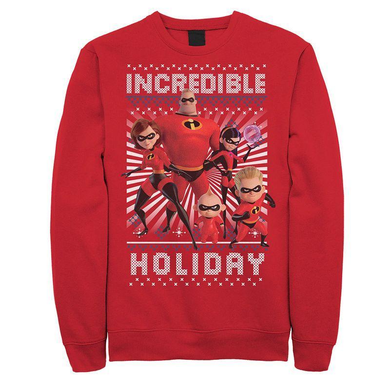 Mens Disney / Pixar Incredibles 2 Holiday Sweatshirt Product Image