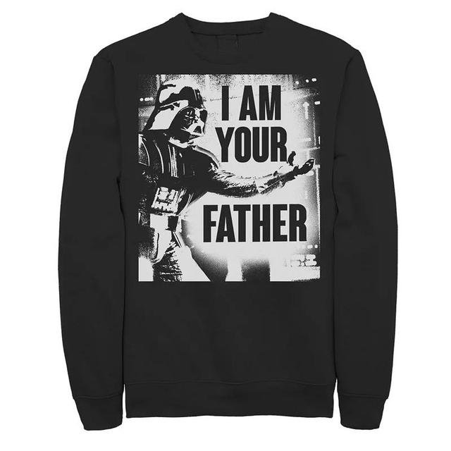 Mens Star Wars Darth Vader Your Father Dad Spray Paint Sweatshirt Product Image