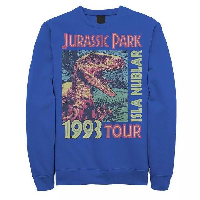 Mens Jurassic Park Isla Nublar 1993 Tour Poster Sweatshirt Product Image