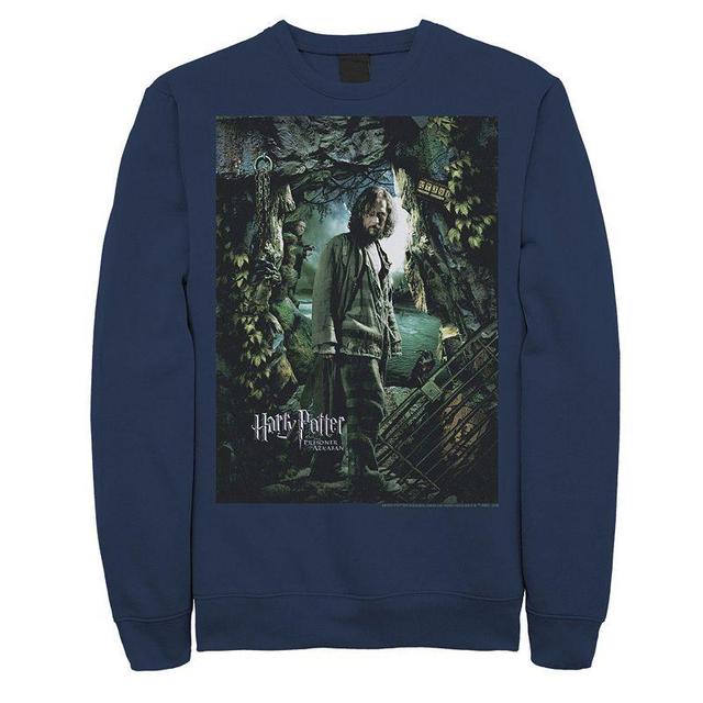 Mens Harry Potter Prisoner Of Azkaban Sirius Black Portrait Fleece Graphic Pullover Blue Product Image