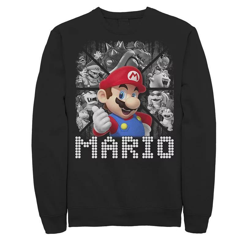 Mens Super Mario Bad Guy Panels Sweatshirt Product Image