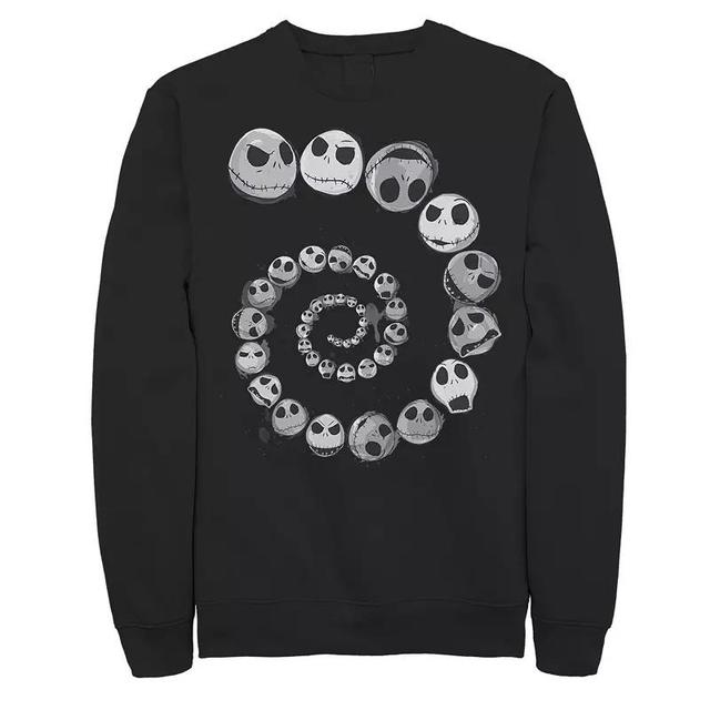 Mens Disney The Nightmare Before Christmas Jack Emotional Spiral Sweatshirt Product Image