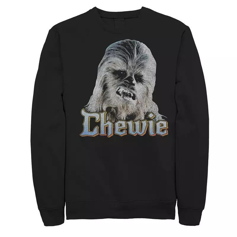 Mens Star Wars Chewie Dark Portrait Sweatshirt Product Image