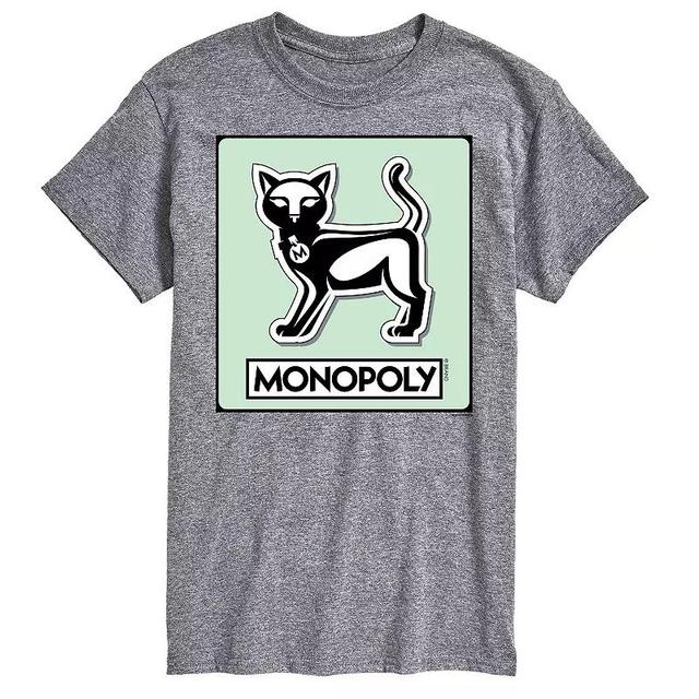 Big & Tall Monopoly Cat Game Token Graphic Tee, Mens Product Image