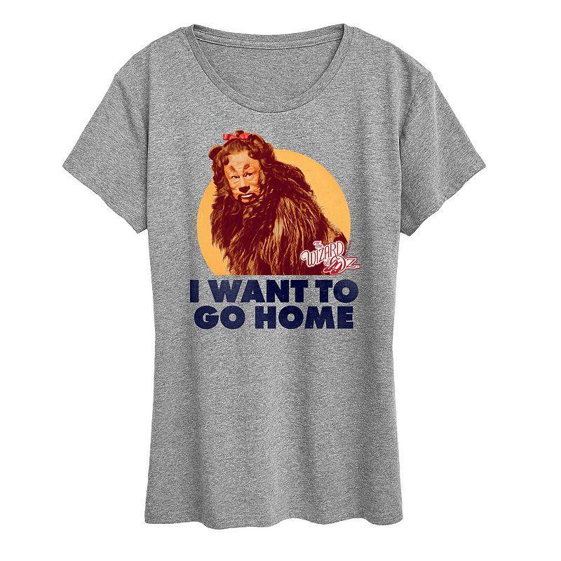 Womens The Wizard Of Oz Lion Home Graphic Tee Product Image