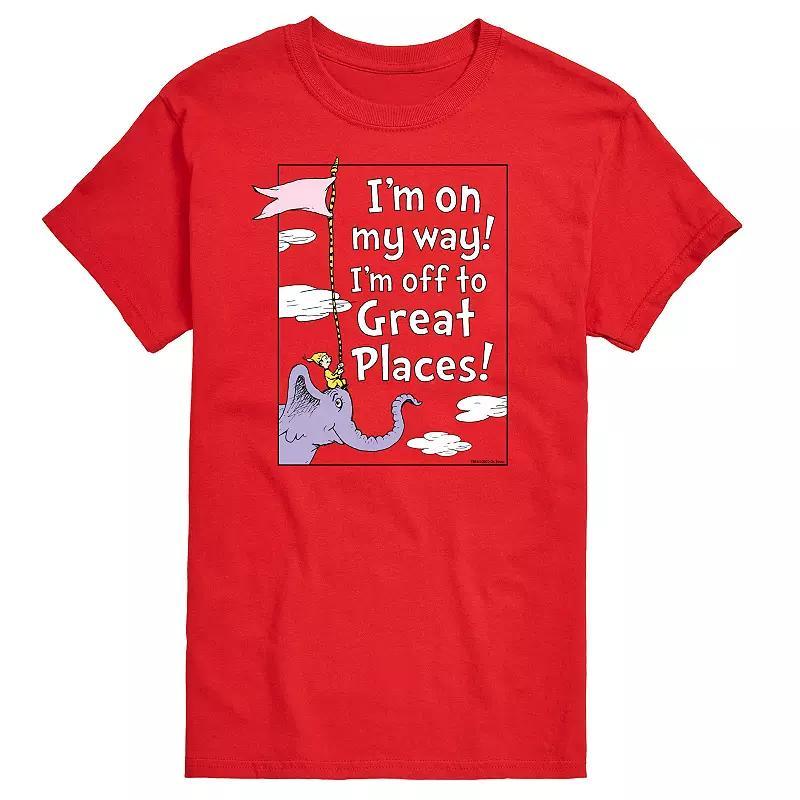 Big & Tall Dr. Seuss On My Way Tee, Mens Product Image