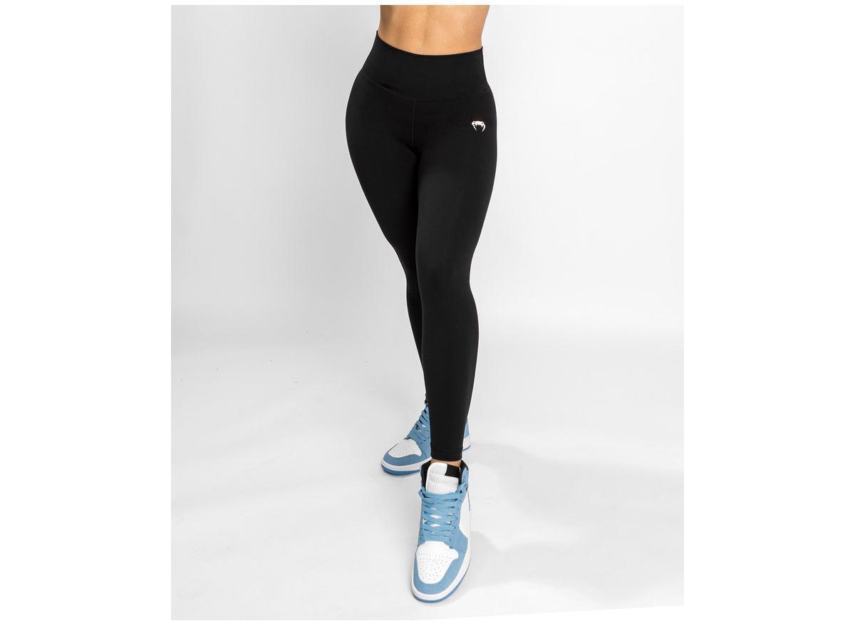 Venum Womens Essential Lifestyle Full Length Leggings Black Product Image