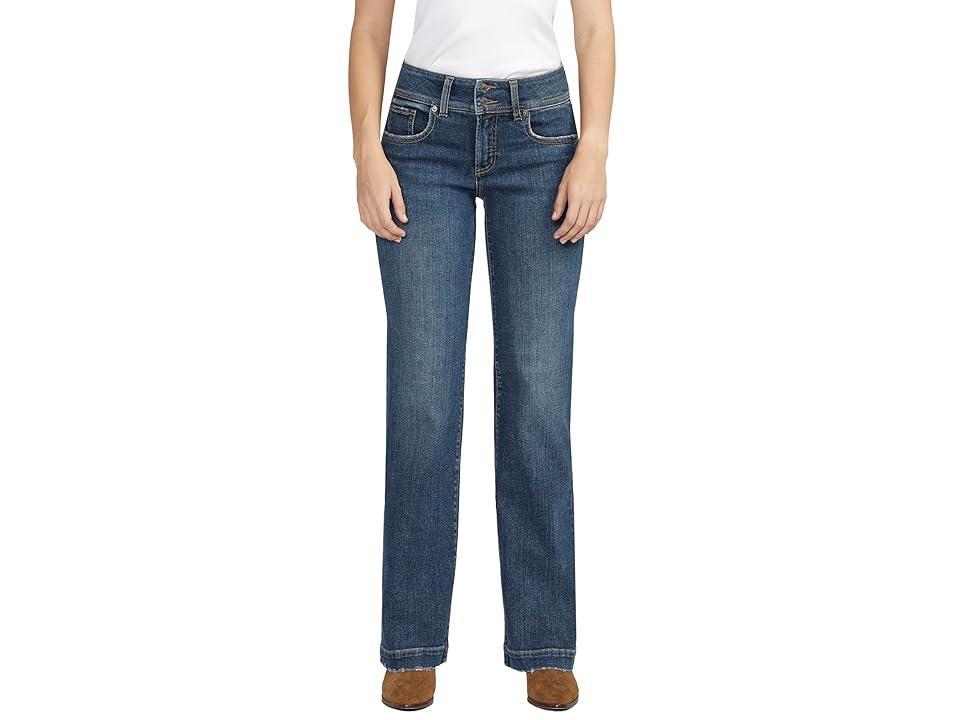 Silver Jeans Co. Suki Curvy Mid Rise Trouser Jeans Product Image