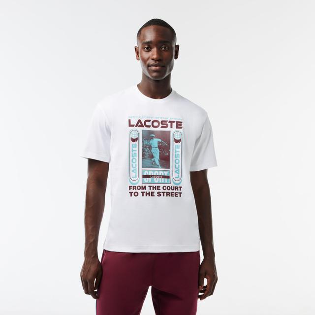 Men's Relaxed Fit René Lacoste Print T-Shirt Product Image