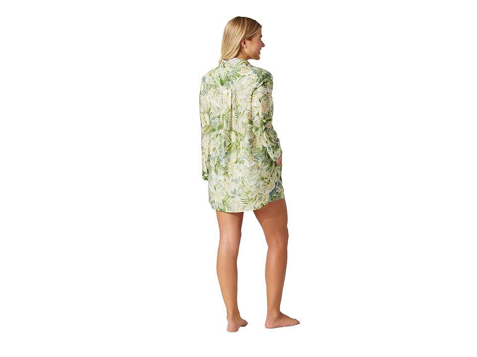 Tommy Bahama Paradise Fronds Cover-Up Boyfriend Shirt Product Image