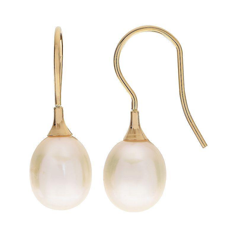 PearLustre by Imperial 14k Freshwater Cultured Pearl Drop Earrings, Womens, 14k Gold Product Image