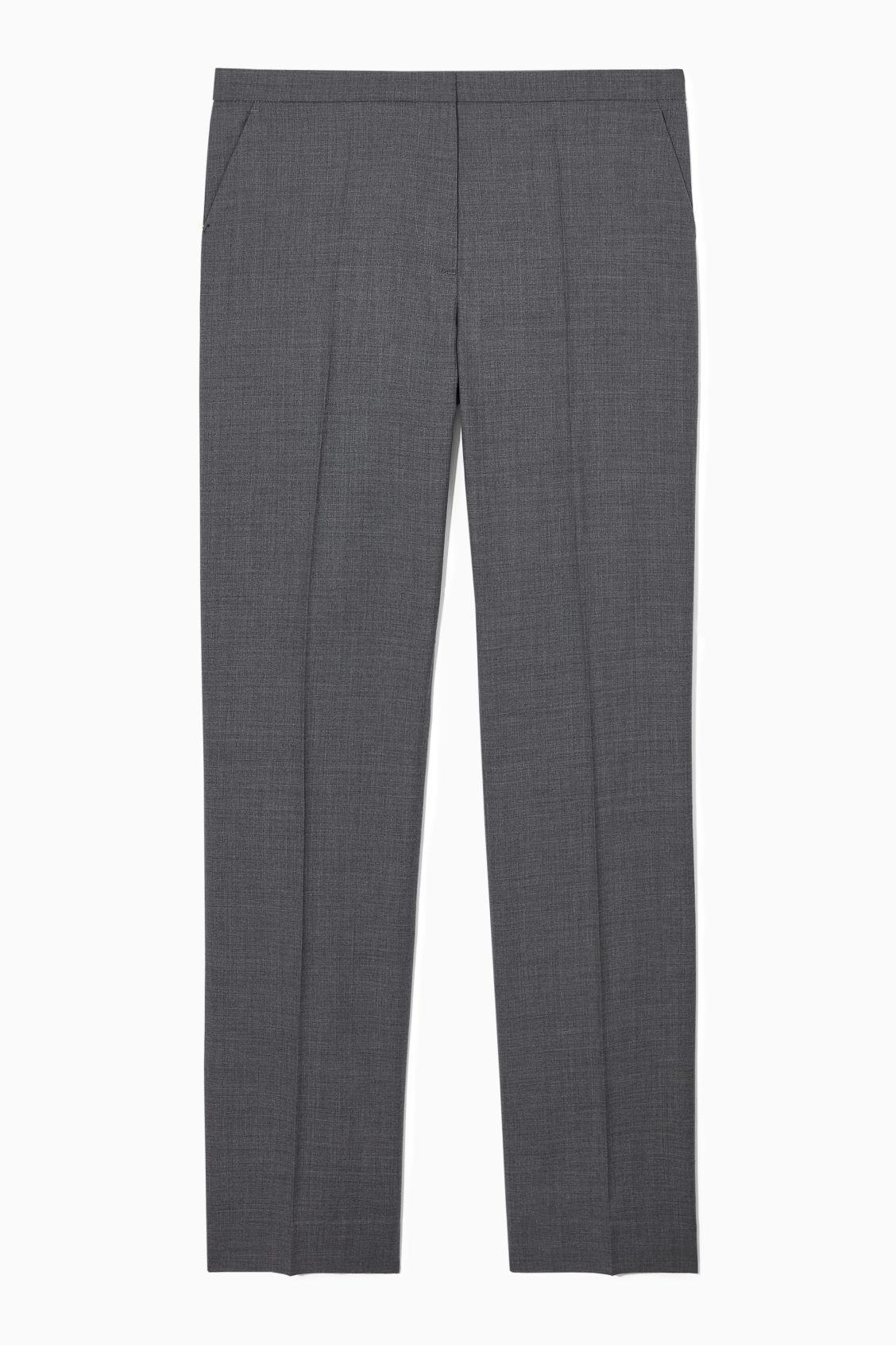 SLIM TAILORED WOOL PANTS product image