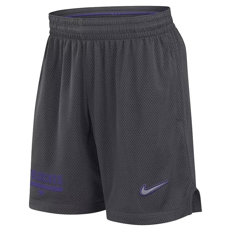 Nike Mens Black Boise State Broncos 2024 Sideline Mesh Shorts - Black Product Image