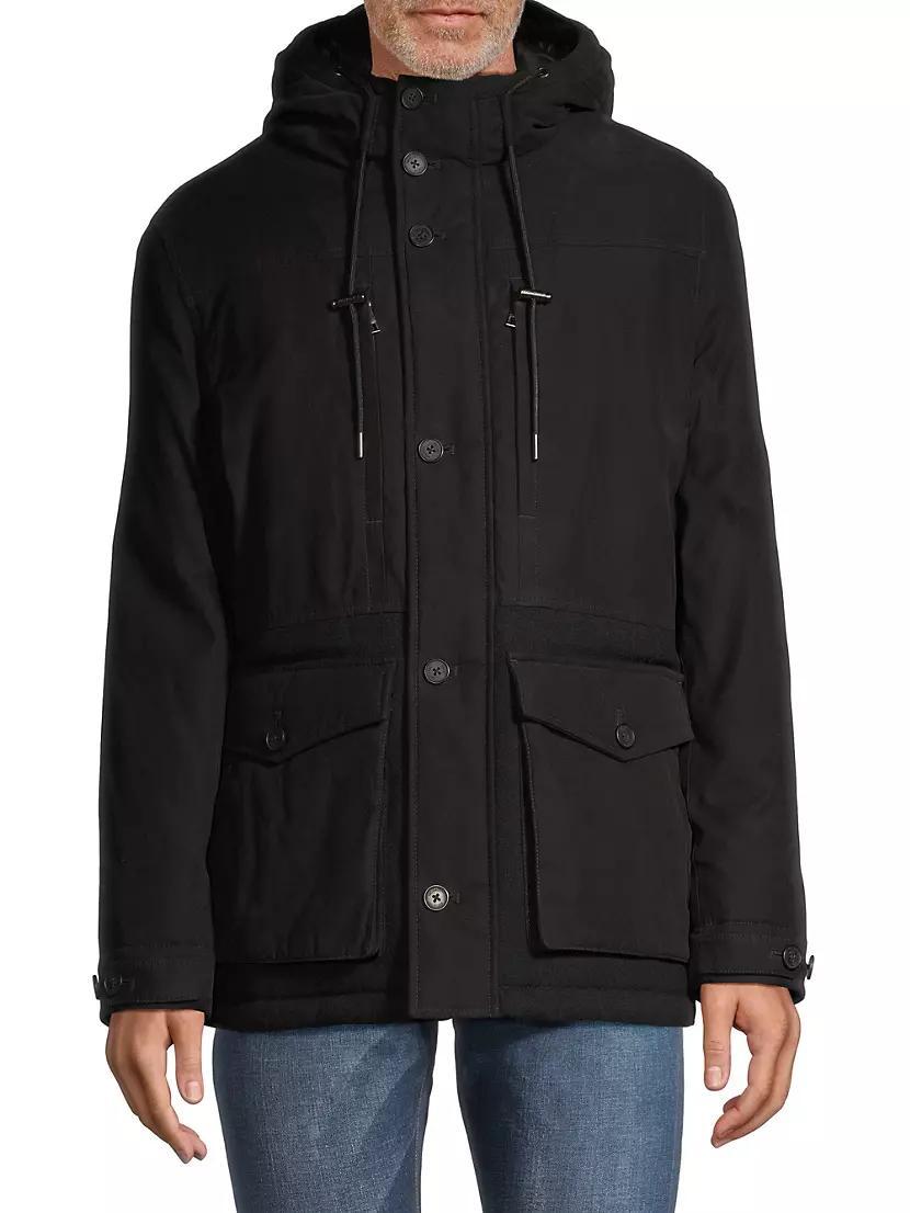 Blocked Parka Jacket Product Image