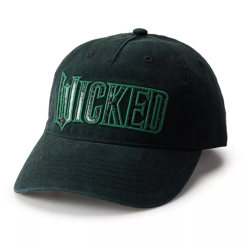 Womens Wicked Movie Embroidered Logo Glitter Detailed Baseball Cap Product Image