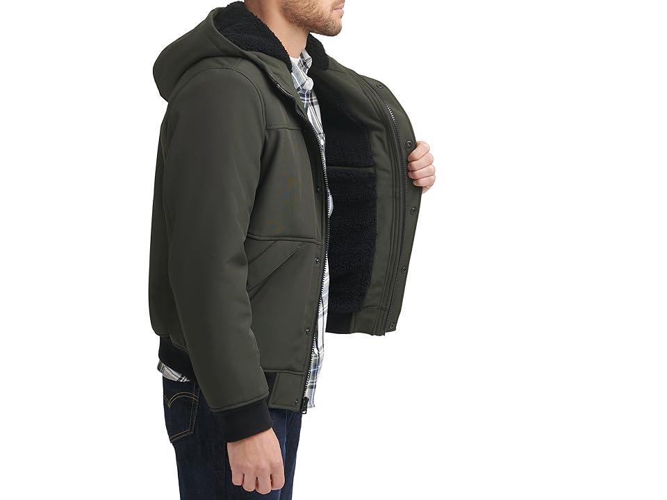 Levi's(r) Softshell with Sherpa Lining and Hood Men's Clothing Product Image