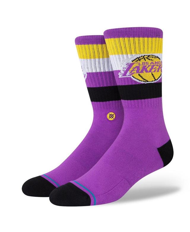 Stance Lakers St Crew Crew Cut Socks Shoes Product Image