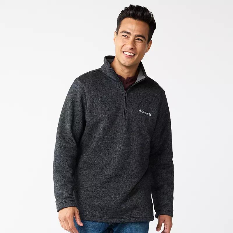 Mens Columbia Hart Mountain Fleece Quarter-Zip Pullover Product Image