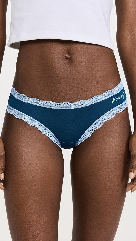 Stripe & Stare Original Knicker Eight Pack - Days | Shopbop Product Image