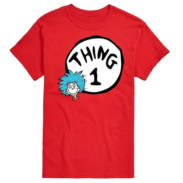 Big & Tall Dr Seuss Thing One Tee, Mens Product Image