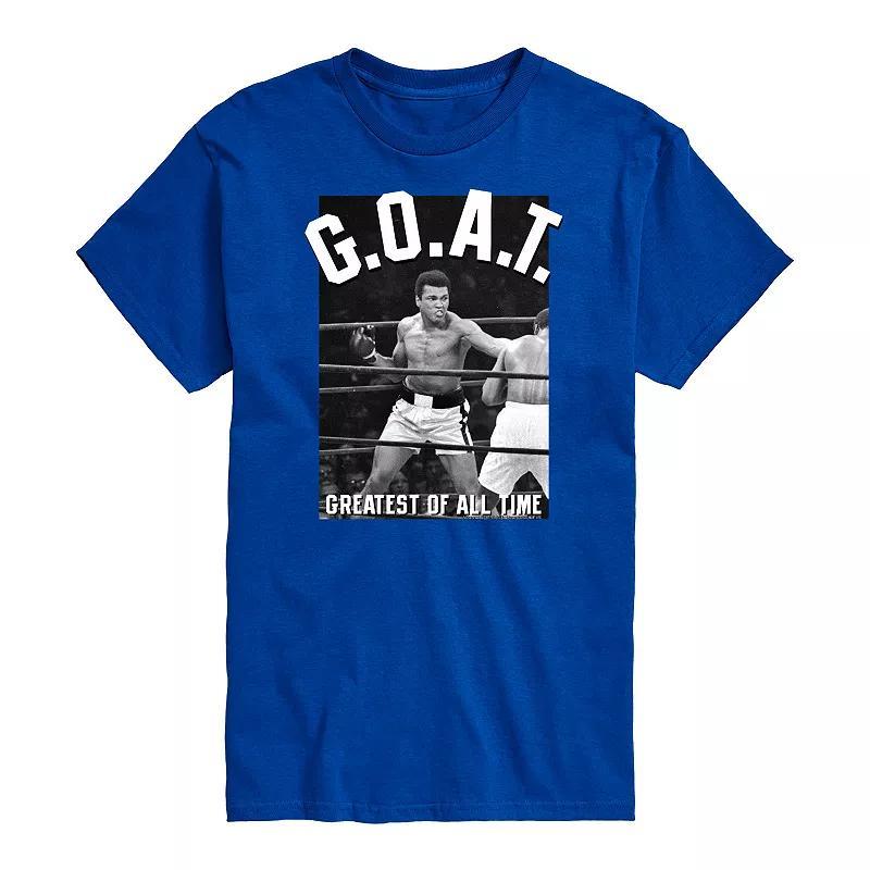 Big & Tall Muhammad Ali Goat Tee Tee, Mens Med Blue Product Image