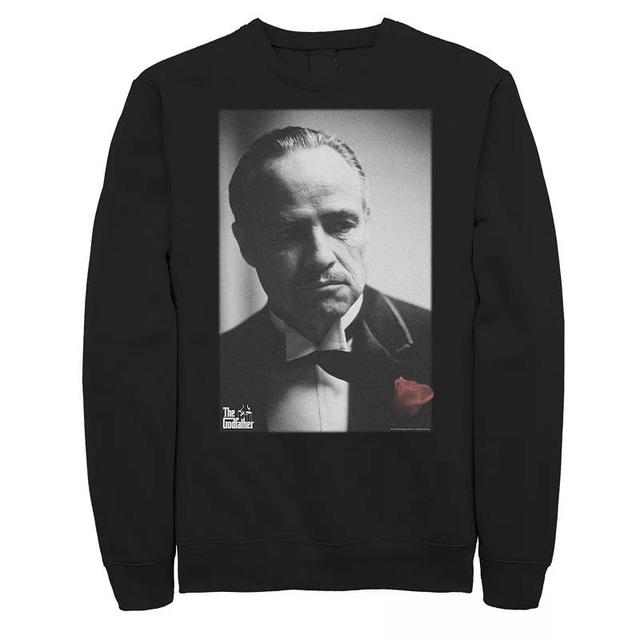 Big & Tall The Godfather Don Vito Corleone Poster Sweatshirt, Mens Product Image