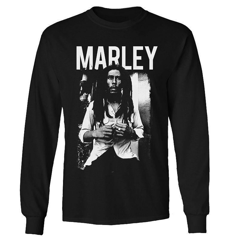 Mens Bob Marley Long Sleeve Tee Product Image