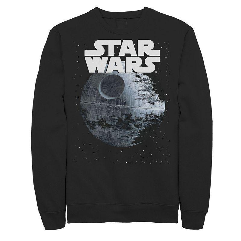 Mens Star Wars Death Star Title Logo Sweatshirt Product Image