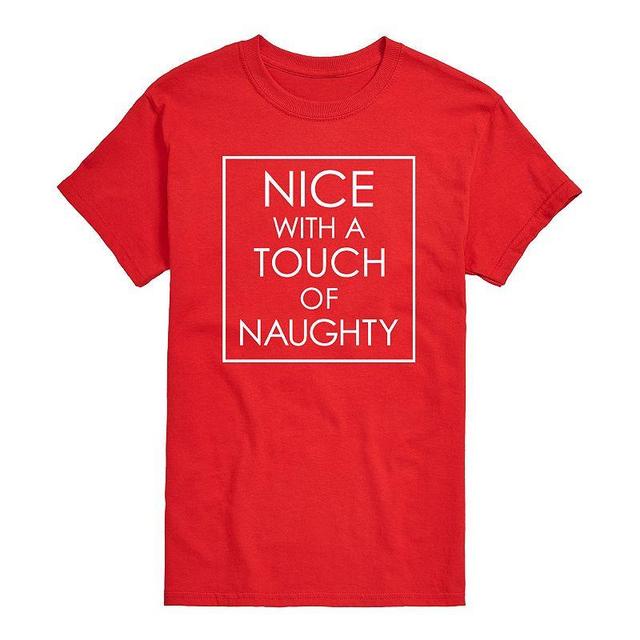 Mens Nice Naughty Tee Black Product Image