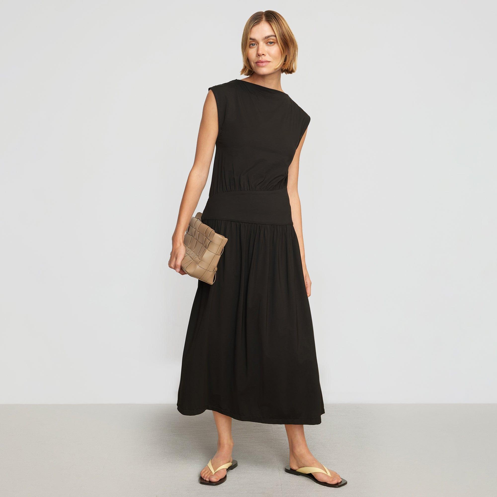 Orla Asymmetric-Waist Jersey Dress Product Image