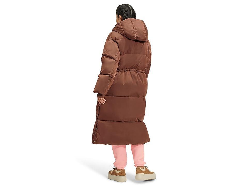 Womens Keeley Long Hooded Puffer Coat Product Image