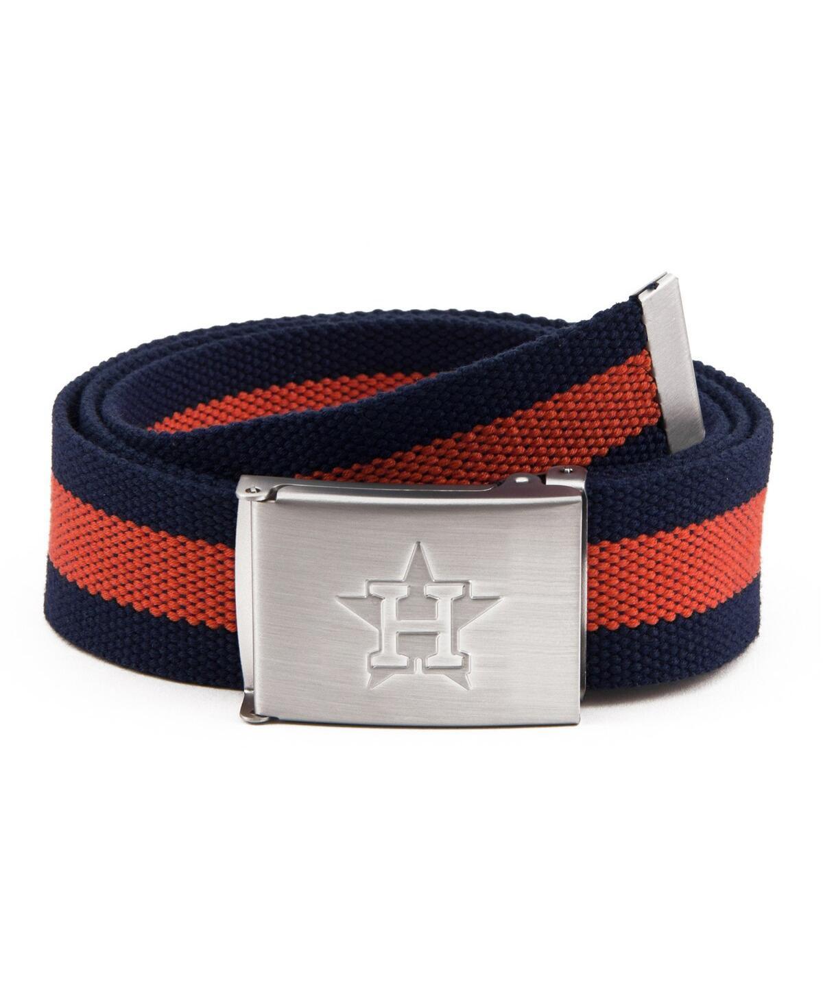 Mens Houston Astros Fabric Belt - Red Product Image