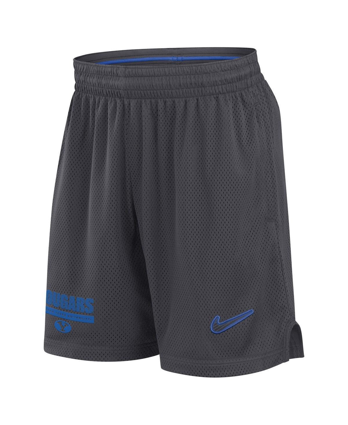 NIKE Men's Anthracite Uconn Huskies 2024 Sideline Mesh Shorts Product Image