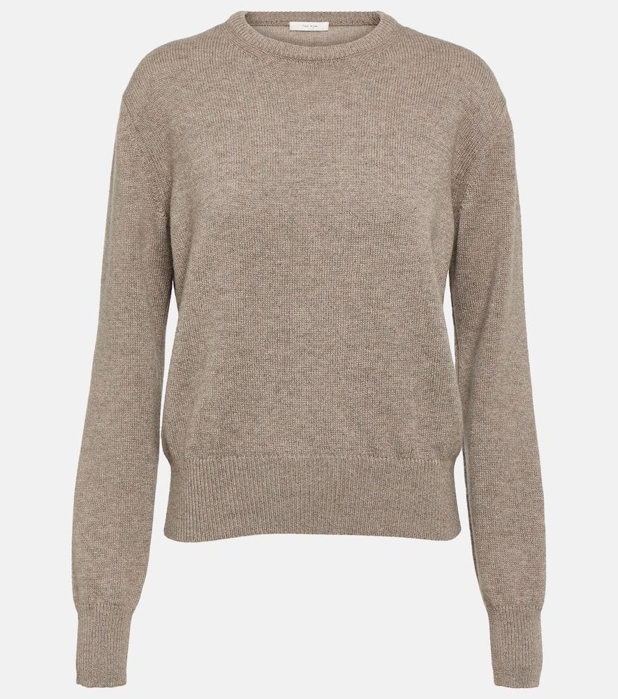 Darcis Cashmere Crewneck Sweater In Beige Product Image