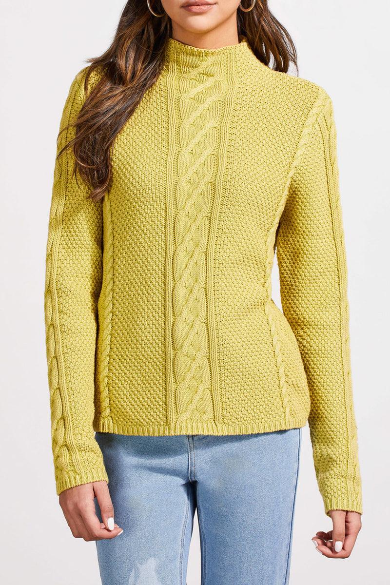 Pistachio Funnel Neck Sweater Product Image