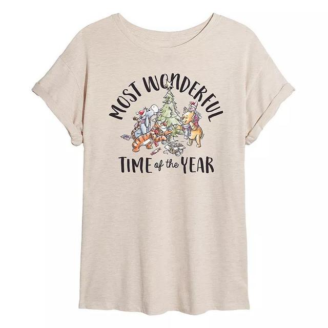 Disneys Winnie The Pooh Womens Most Wonderful Time Tee, Girls Product Image