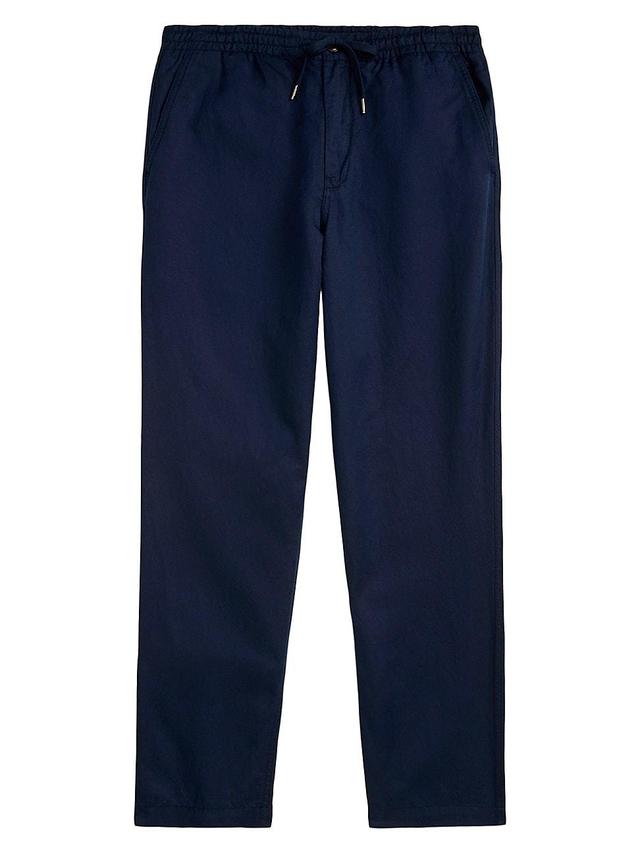 Mens Linen-Blend Prepster Flat Front Pants Product Image