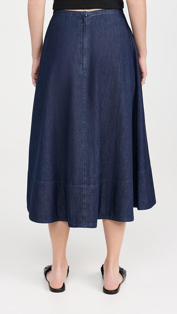 Tibi Summer Denim Circle Skirt | Shopbop Product Image