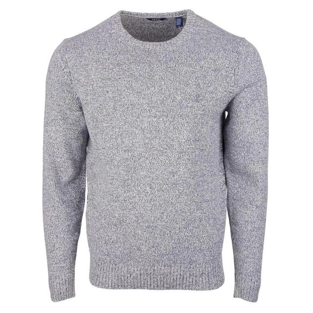 Mens IZOD Marled Crewneck Sweater Harbor Blue Product Image