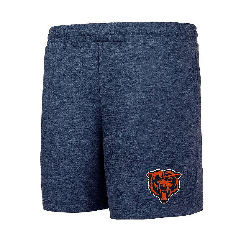 Mens Concepts Sport Chicago Bears Powerplay Tri-Blend Fleece Shorts Blue Product Image